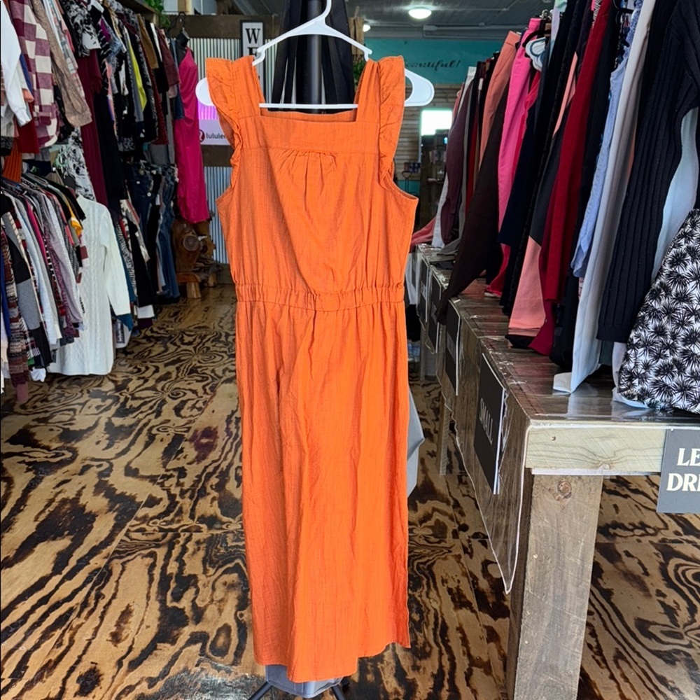 Universal Thread Orange Sleeveless Dress